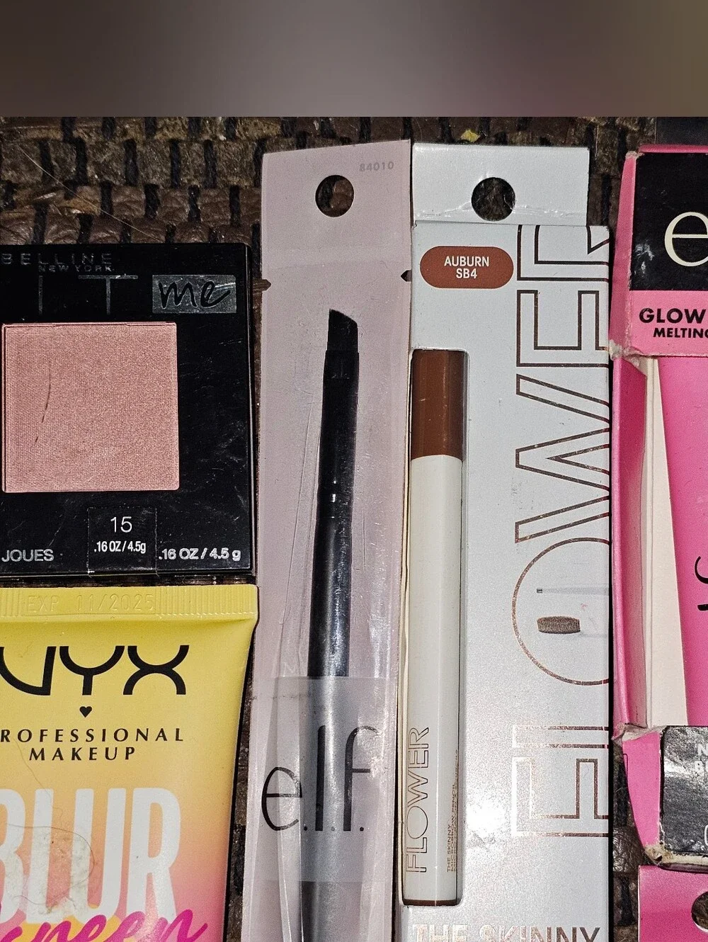 25 Pc Mixed Lot Of Makeup ELF, Flower, NYX, Revlon, CoverGirl